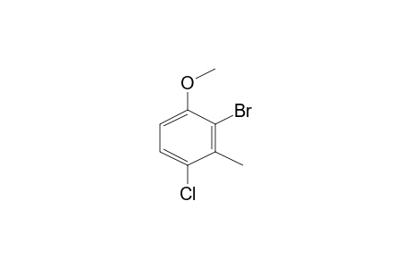 2-Bromo-4-chloro-3-methylphenyl methyl ether