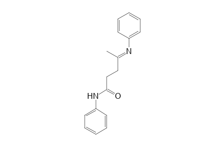 Pentanamide, 4-(phenylimino)-N-phenyl-
