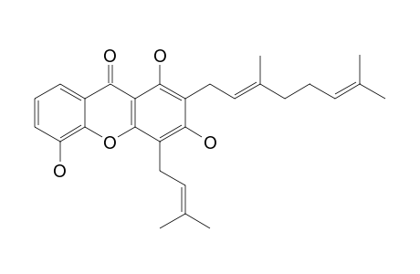 FORMOXANTHONE-A;1,3,5-TRIHYDROXY-2-(3,7-DIMETHYLOCTA-2,6-DIENYL)-4-(3-METHYLBUT-2-ENYL)-XANTHONE