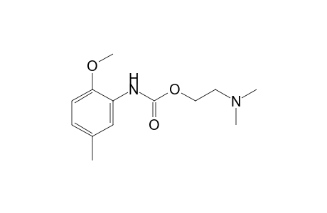 2-Methoxy-5-methylcarbanilic acid, 2-(dimethylamino)ethyl ester