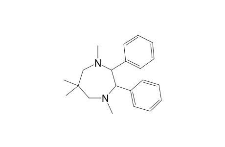 (1H)1,4-Diazepine, hexahydro-1,4,6,6-tetramethyl-2,3-diphenyl-, l-