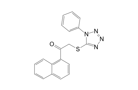 1-Naphthalen-1-yl-2-(1-phenyl-1H-tetrazol-5-ylsulfanyl)-ethanone
