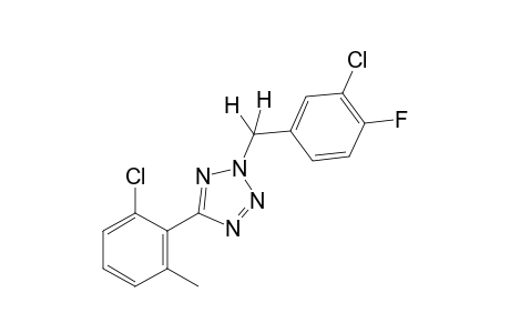 2-(3-chloro-4-fluorobenzyl)-5-(6-chloro-o-tolyl)-2H-tetrazole