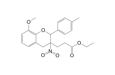 Ethyl 3-[3'-nitro-2'-(p-tolyl)-8'-methoxybenzopyran-3'-yl]-propionate