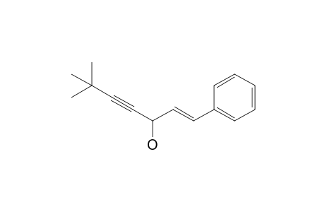 (E)-6,6-Dimethyl-3-hydroxy-1-phenyl-1-hepten-4-yne