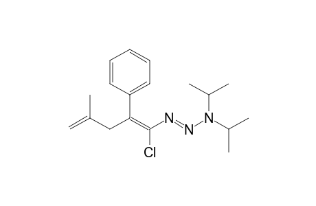 (E)-1-((E)-1-chloro-4-methyl-2-phenylpenta-1,4-dien-1-yl)-3,3-diisopropyltriaz-1-ene