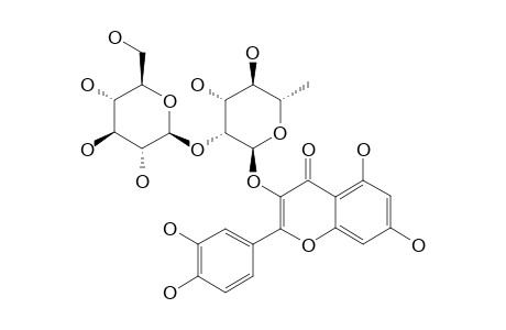 QUERCETIN_3-O-(2''-O-BETA-D-GLUCOPYRANOSYL-ALPHA-L-RHAMNOPYRANOSIDE)