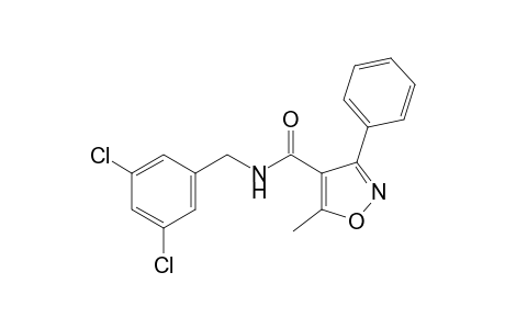 N-(3,5-dichlorobenzyl)-5-methyl-3-phenyl-4-isoxazolecarboxamide