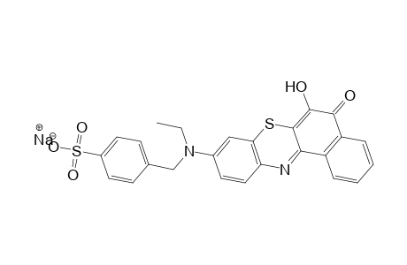 6-Hydroxy-8-[ethyl[(4-sulfophenyl)methyl]amino]benzo[a]phenotriazine-5-one