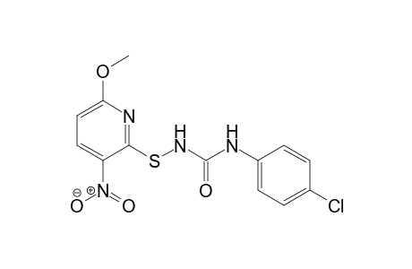 2-(4-Chlorphenylaminocarbonylaminothio)-4-methoxy-2-nitropyridine