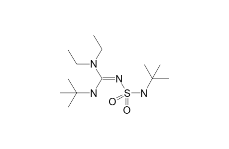 3-Tert-butyl-2-(tert-butyl-sulfamoyl)-1,1-diethyl-guanidine