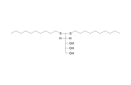 D-Ribose, 2-deoxy-bis(thiodecyl)-