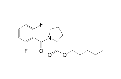 L-Proline, N-(2,6-difluorobenzoyl)-, pentyl ester