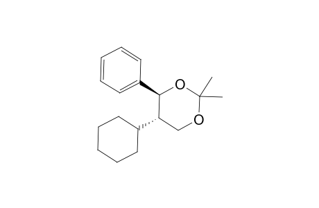 (4S,5S)-5-cyclohexyl-2,2-dimethyl-4-phenyl-1,3-dioxane