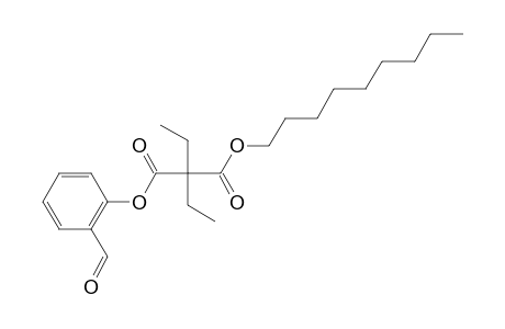 Diethylmalonic acid, 2-formylphenyl nonyl ester