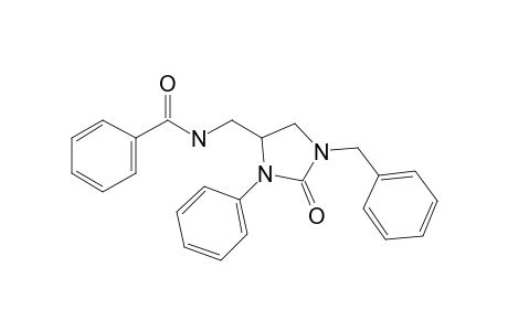 N-[(1-Benzyl-2-oxo-3-phenylimidazolidin-4-yl)methyl]benzamide