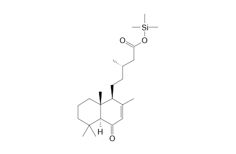 6-Oxocativic acid, tms derivative