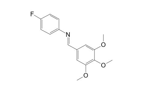 p-fluoro-N-(3,4,5-trimethoxybenzylidene)aniline