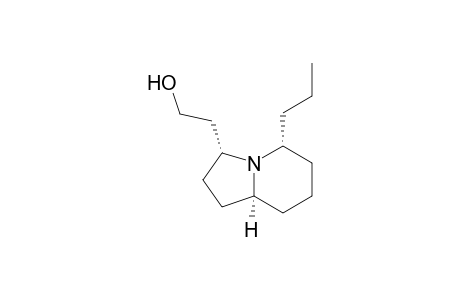 3-Indolizineethanol, octahydro-5-propyl-, (3.alpha.,5.alpha.,8a.alpha.)-