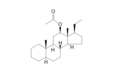 12(beta)-Acetoxy-5-(alpha)-pregnane