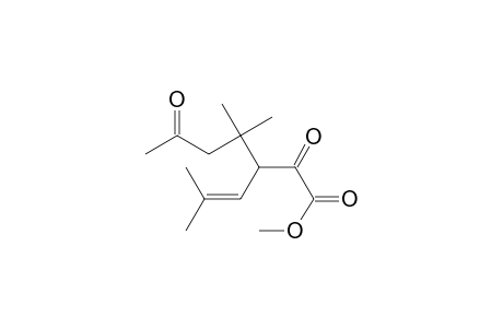 5-Acetyl-4,4-dimethyl-3-(2-methyl-1-propenyl)-2-oxopentanic acid methyl ester