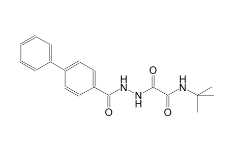 2-[2-([1,1'-biphenyl]-4-ylcarbonyl)hydrazino]-N-(tert-butyl)-2-oxoacetamide