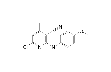 3-Pyridinecarbonitrile, 6-chloro-2-[(4-methoxyphenyl)amino]-4-methyl-