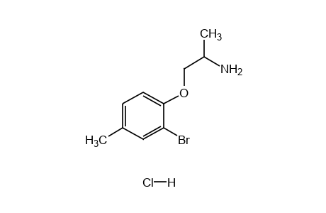 2-[(2-bromo-p-tolyl)oxy]-1-methylethylamine, hydrochloride
