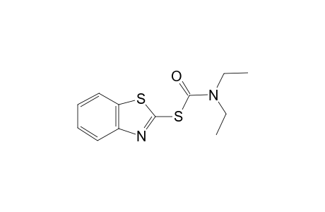 diethylthiocarbamic acid, S-(2-benzothiazolyl ester)