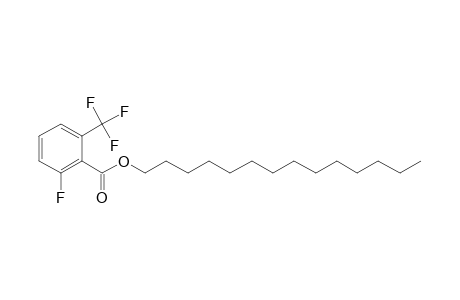 6-Fluoro-2-trifluoromethylbenzoic acid, tetradecyl ester