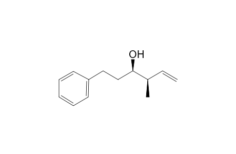 (3R,4R)-4-methyl-1-phenyl-5-hexen-3-ol