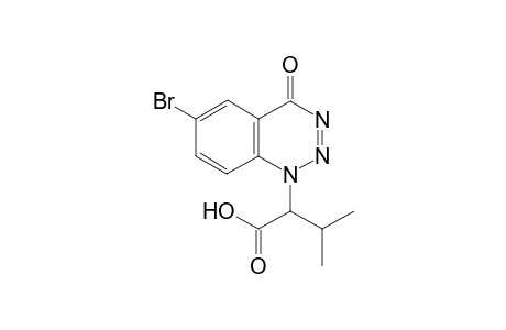 3-Methyl-2-(6-brom-4-oxo-1,2,3-benzotriazin-3-yl)buttersaure