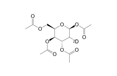 .beta.-D-2-deuterio-2-deoxyglucopyranose tetraacetate