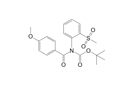 tert-Butyl 4-methoxybenzoyl[2-(methylsulfonyl)phenyl]-carbamate