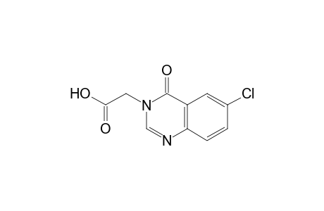 3(4H)-Quinazolineacetic acid, 6-chloro-4-oxo-