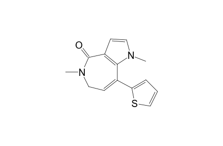 1,5-Dimethyl-8-thiophen-2-yl-5,6-dihydro-1H-pyrrolo[3,2-c]azepin-4-one