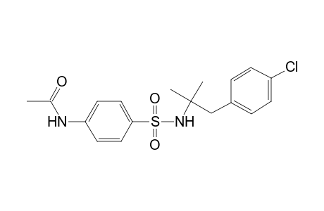 Acetamide, N-[4-[2-(4-chlorophenyl)-1,1-dimethylethylaminosulfonyl]phenyl]-