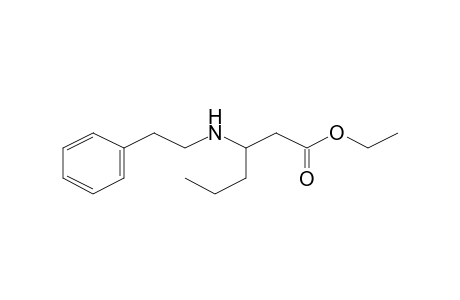 Hexanoic acid, 3-(2-phenylethylamino)-, ethyl ester
