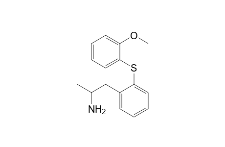 1-[2-(2-methoxyphenyl)sulfanylphenyl]propan-2-amine