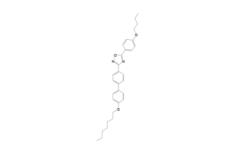 5-(4-Butoxyphenyl)-3-[4'-(heptyloxy)[1,1'-biphenyl]-4-yl]-1,2,4-oxadiazole