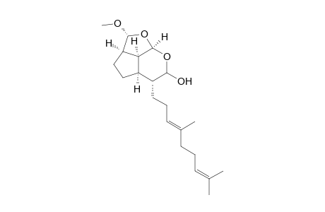 (2R,2aR,4aR,5R,7aR,7bS)-5-[(3E)-4,8-Dimethyl-3,7-nonadienyl]-2-methoxy-2a,3,4,4a,5,6,7a,7b-octahydro-2H-1,7-dioxacyclopenta[c,d]indene-6-ol