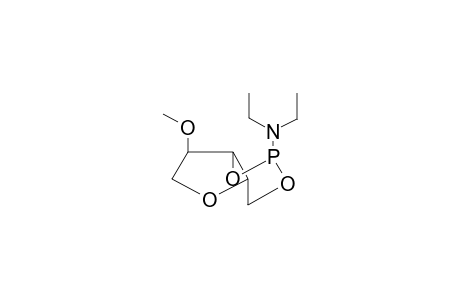 2-O-METHYLXYLITANE, ENDO-DIETHYLAMIDO-3,5-CYCLOPHOSPHITE