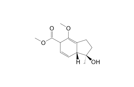 (1R,7aR)-1-hydroxy-4-methoxy-1-methyl-2,3,5,7a-tetrahydroindene-5-carboxylic acid methyl ester