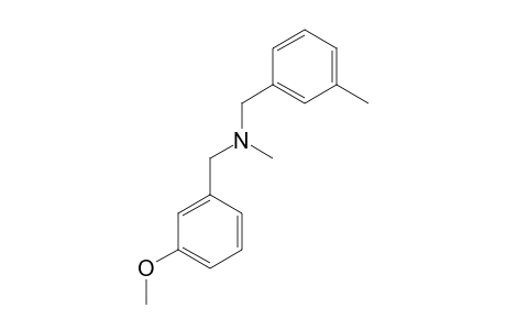 1-(3-Methoxyphenyl)-N-methyl-N-(m-tolylmethyl)methanamine