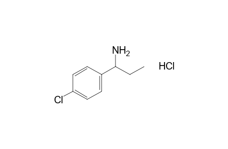 p-Chloro-alpha-ethylbenzylamine, hydrochlroide