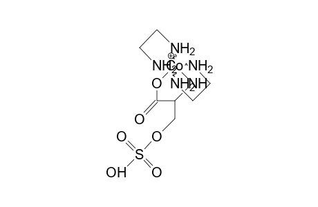 ([(S)-O-Sulfonyl-serinato]-bis[ethylenediamine] cobalt(iii) cation isomer 1