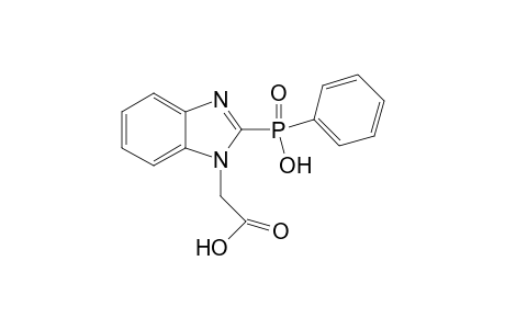 (2-[Hydroxy(phenyl)phosphoryl]-1H-benzimidazol-1-yl)acetic acid