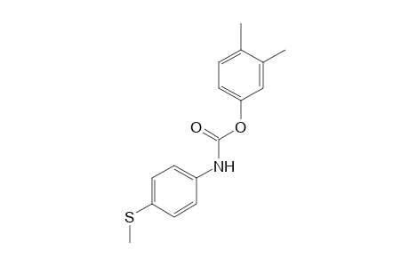 p-(methylthio)carbanilic acid, 3,4-xylyl ester