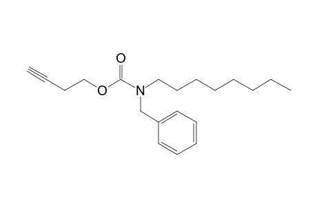 Carbonic acid, monoamide, N-benzyl-N-octyl-, but-3-yn-1-yl ester