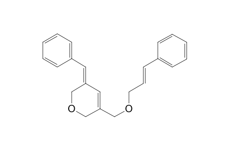 3-(E)-Benzylidene-5-oxa-1-(2'-oxa-5'-phenyl-4'(E)-pentenyl)cyclohexene
